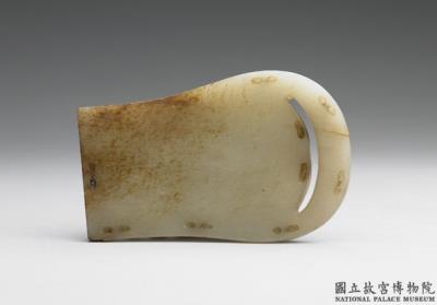 图片[3]-Jade belt buckle with four divine beast pattern, Eastern Han dynasty (25-220)-China Archive